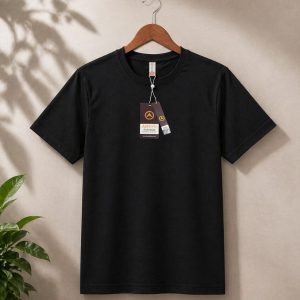 Premium Half Sleeve Solid Black T-shirt