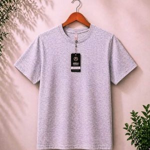 Premium Half Sleeve Solid Gray Color T-shirt
